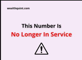 this number is no longer in service